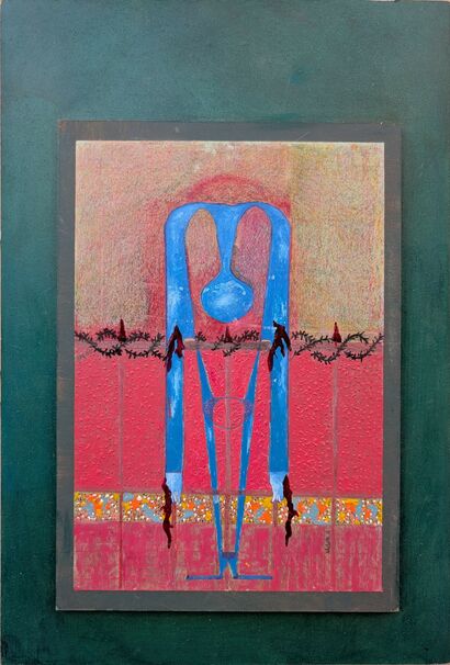 Profughi: oltre il muro - a Paint Artowrk by Giorgio Valente